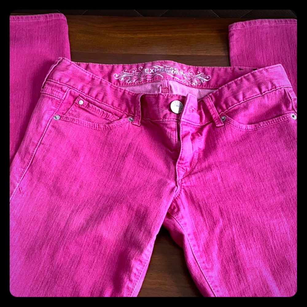 Pink Express Skinny Jeans